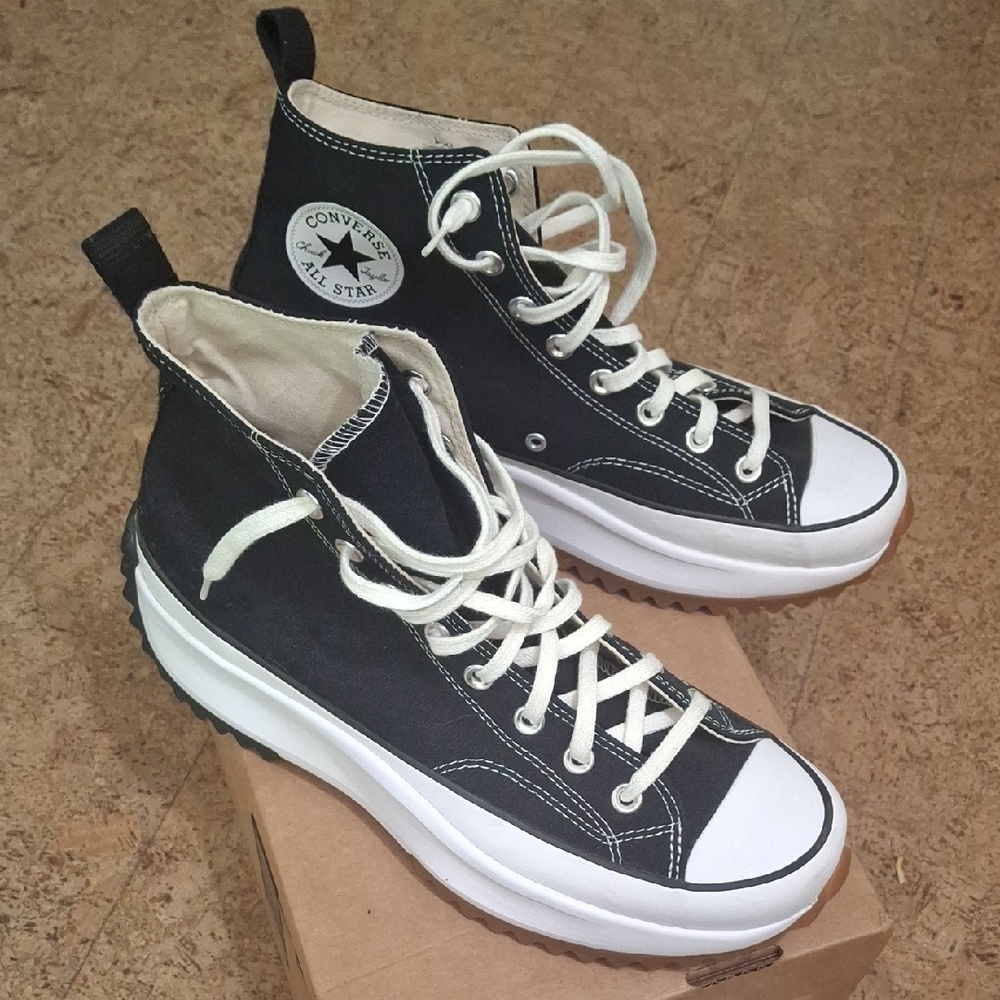 Converse Black High-Top Sneakers Sz M 10/W 11.5 NWOB